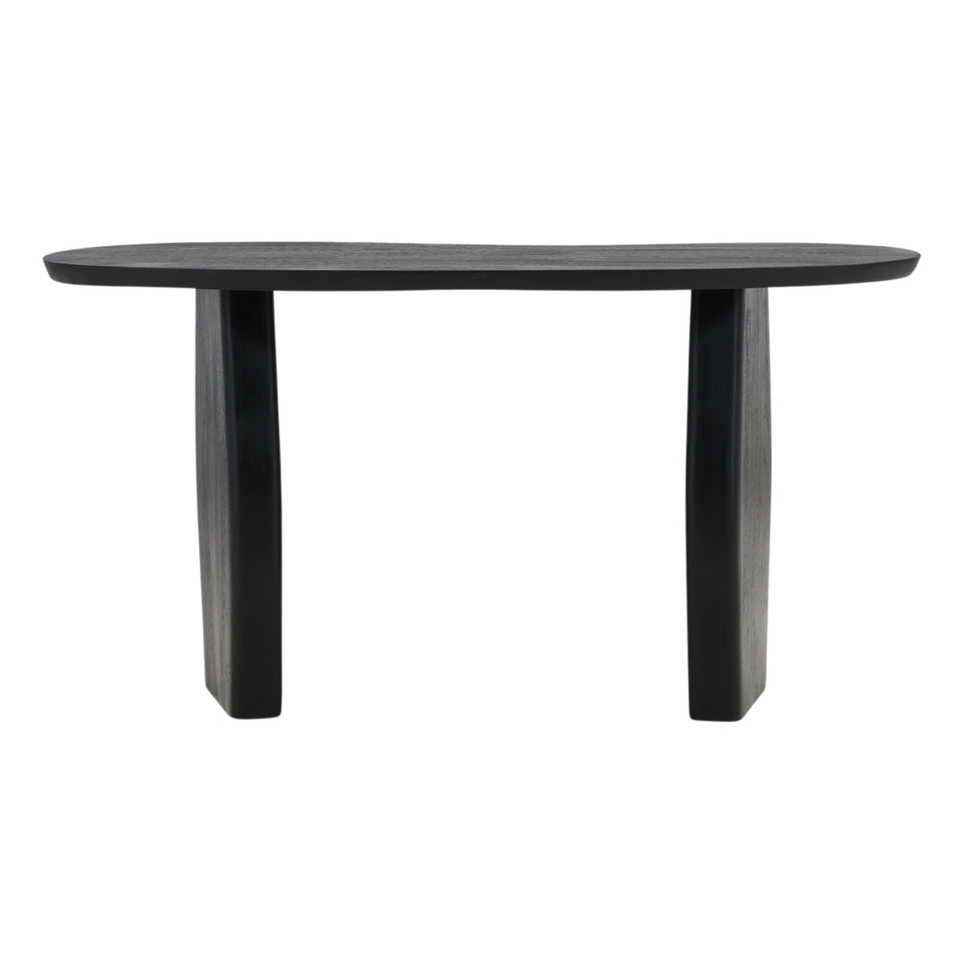 Ebony Elegance: Modern Black Console Table