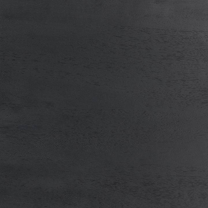 Ebony Elegance: Modern Black Console Table