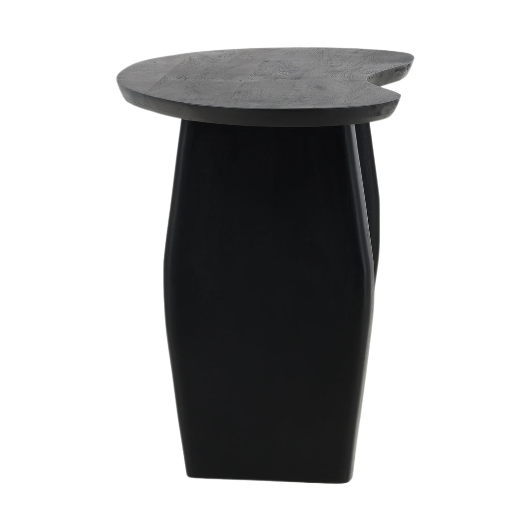 Ebony Elegance: Modern Black Console Table