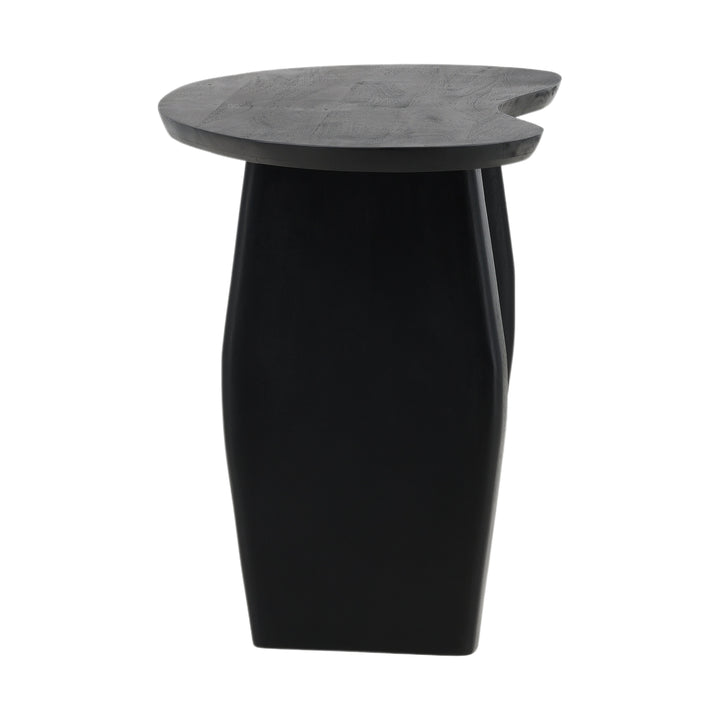 Ebony Elegance: Modern Black Console Table