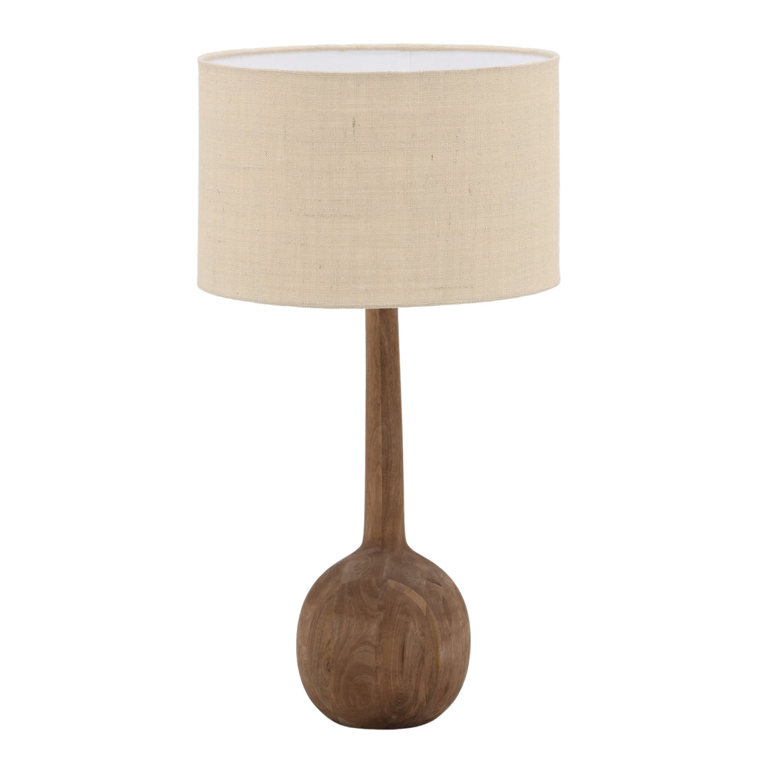 Warm Glow Illumination - Midtone Walnut Table Light
