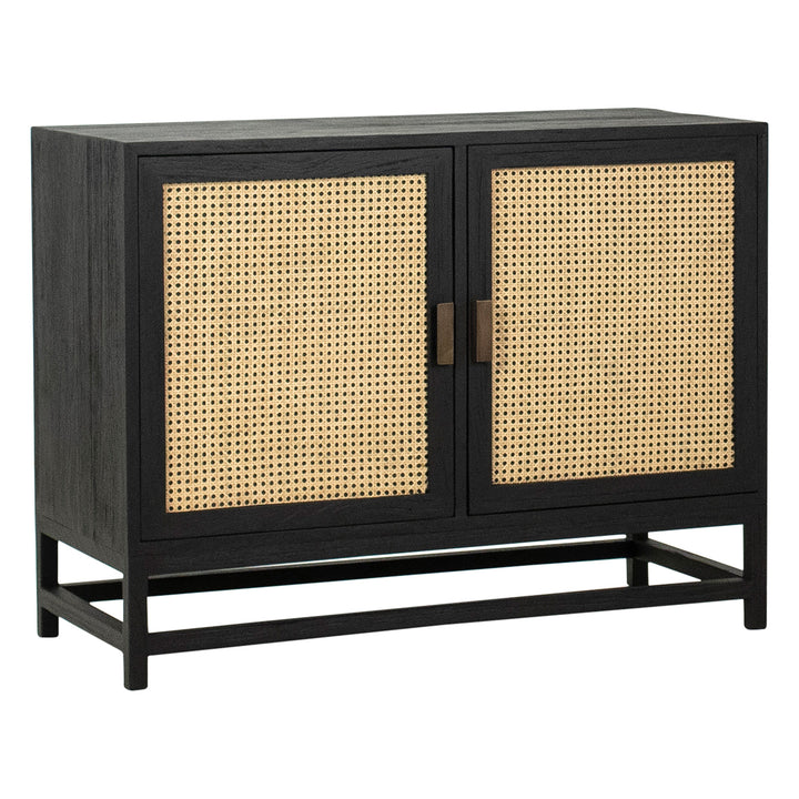 Sleek Urban Storage Solution - Compact Black Sideboard