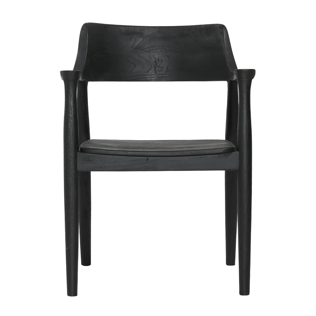 Elegant Black Bistro Stool with Vintage Flair