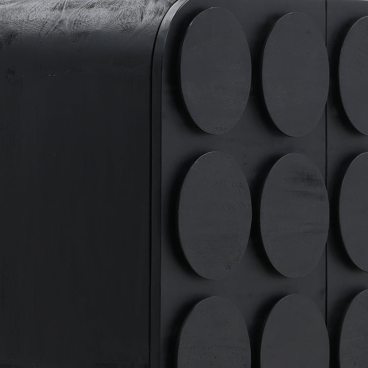 Modern Essentials Black Accent Sideboard