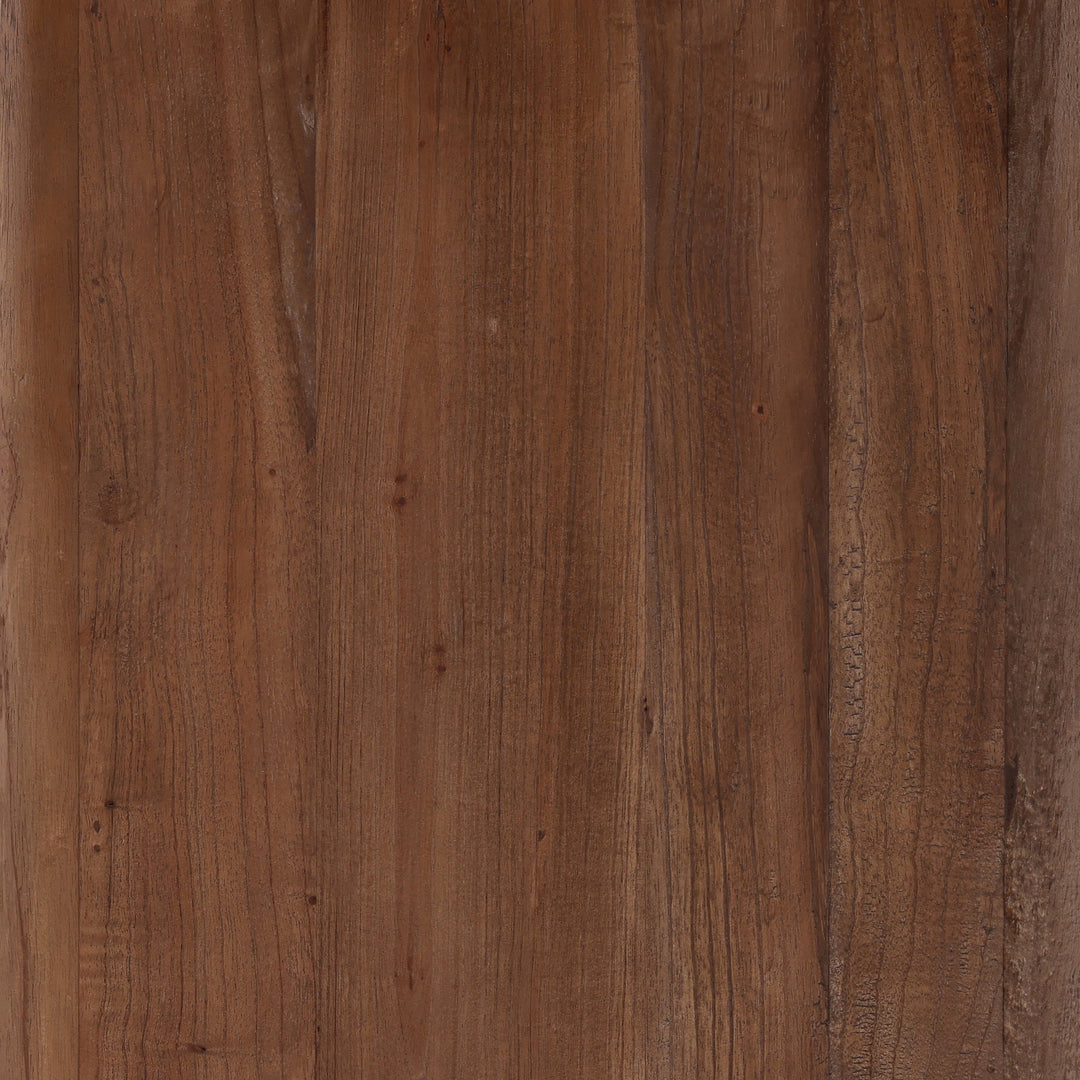 Elegant Espresso-Stained Solid Wood Console Table