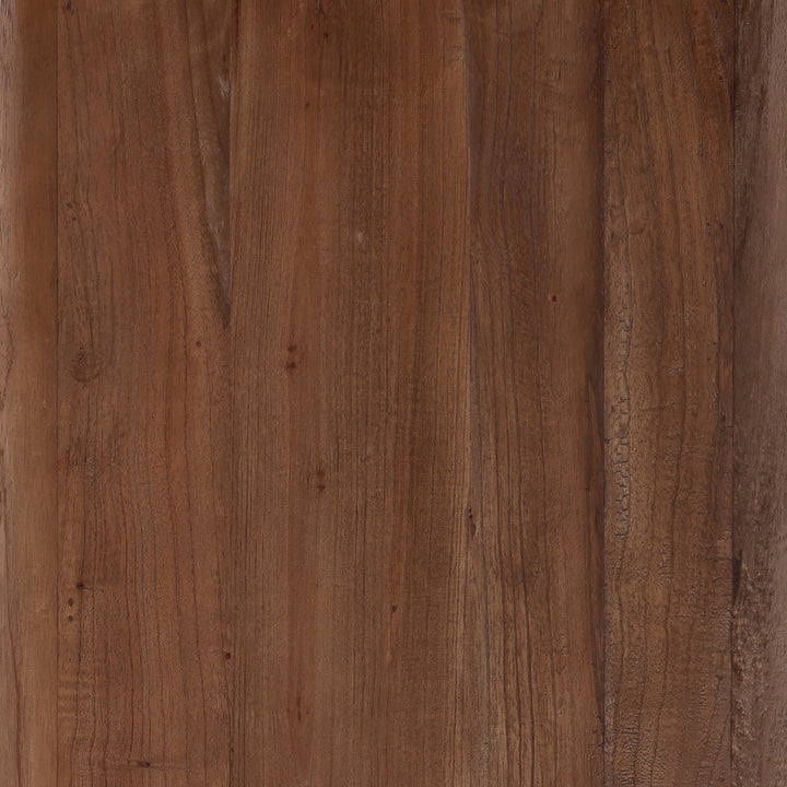 Elegant Espresso-Stained Solid Wood Console Table