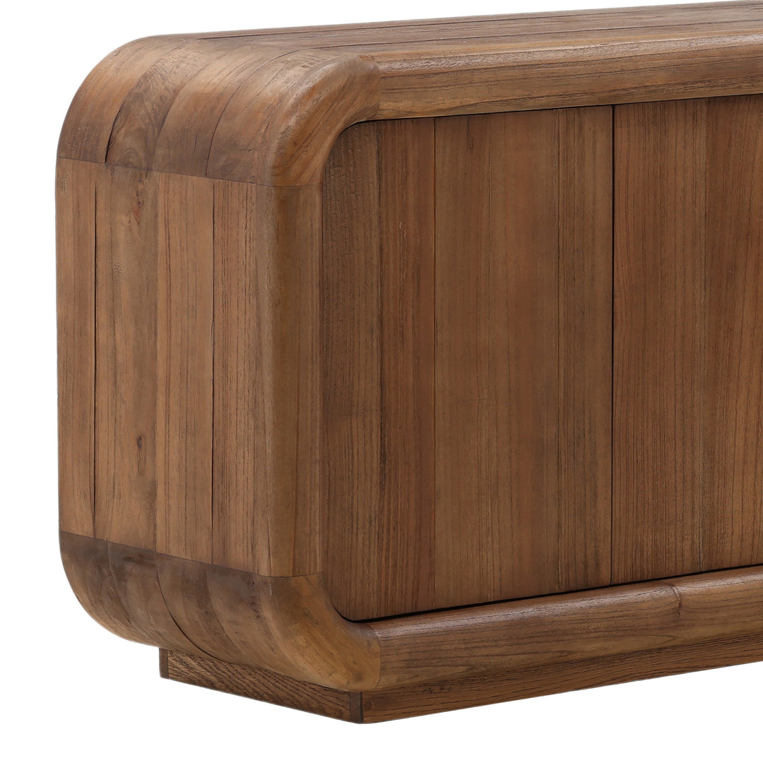Rustic Charm Brownside Board - A Versatile Storage Solution