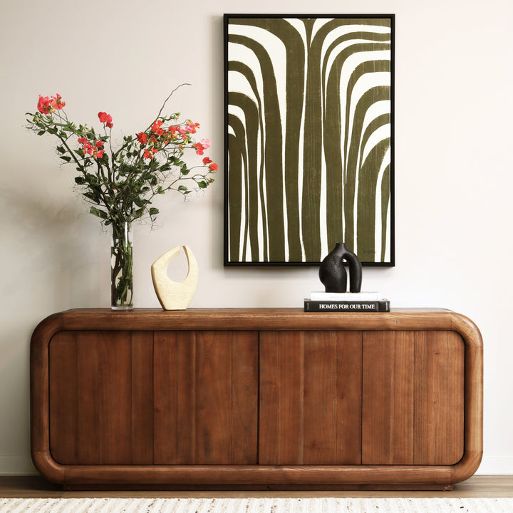 Rustic Charm Brownside Board - A Versatile Storage Solution