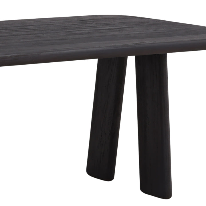 Aventura Solid Wood Dark Brown Dining Table