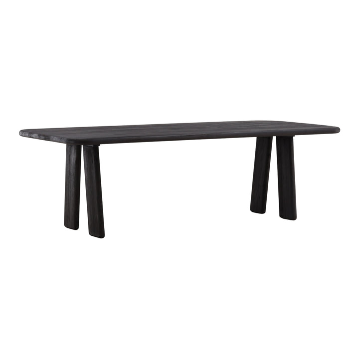 Aventura Solid Wood Dark Brown Dining Table