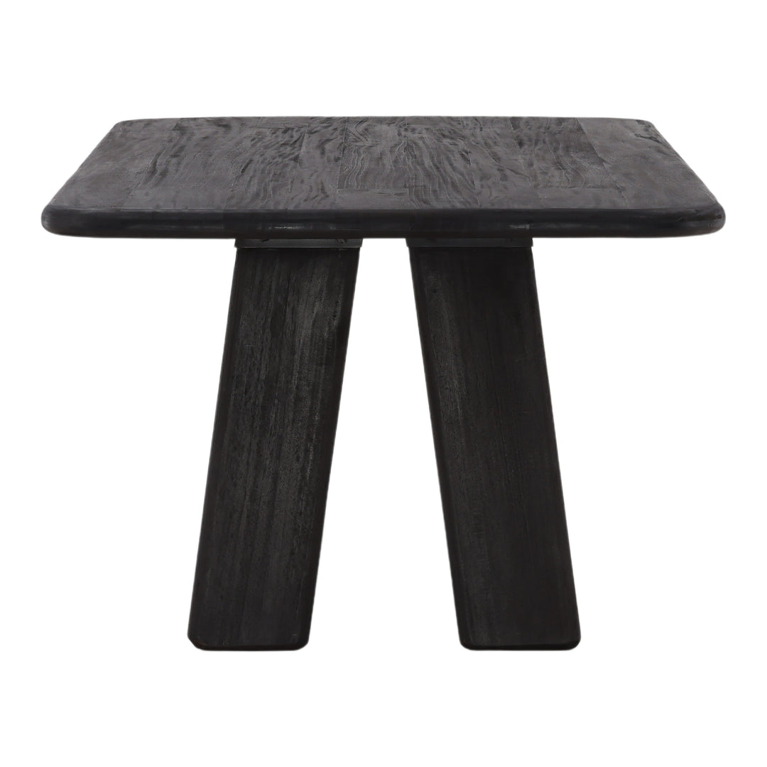 Aventura Solid Wood Dark Brown Dining Table