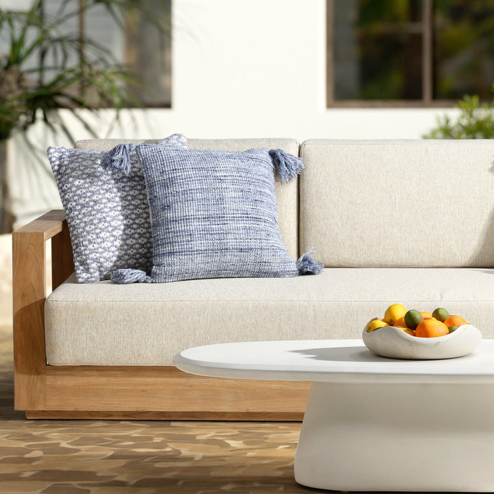 Vibrant Whispering Willow Outdoor Cushion