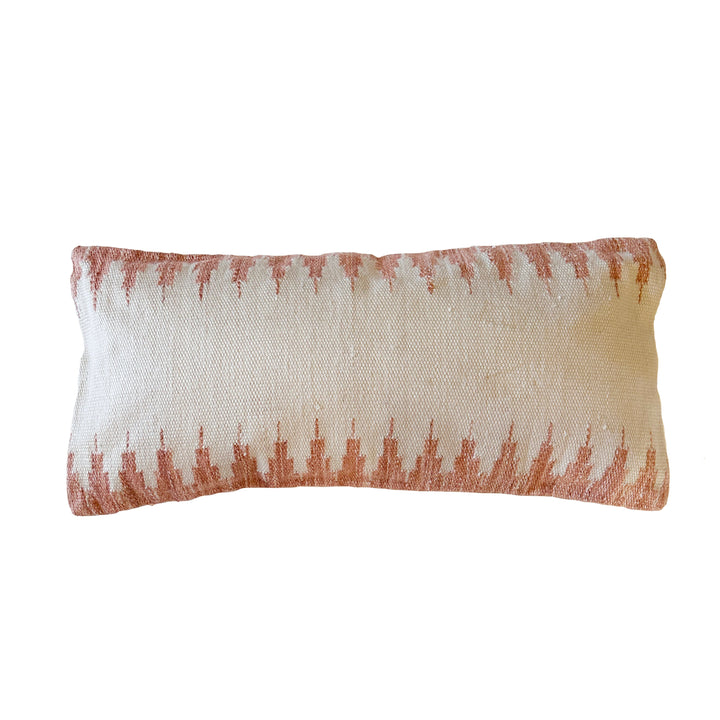 Earthy Harmony Terracotta-Ivory Cushion