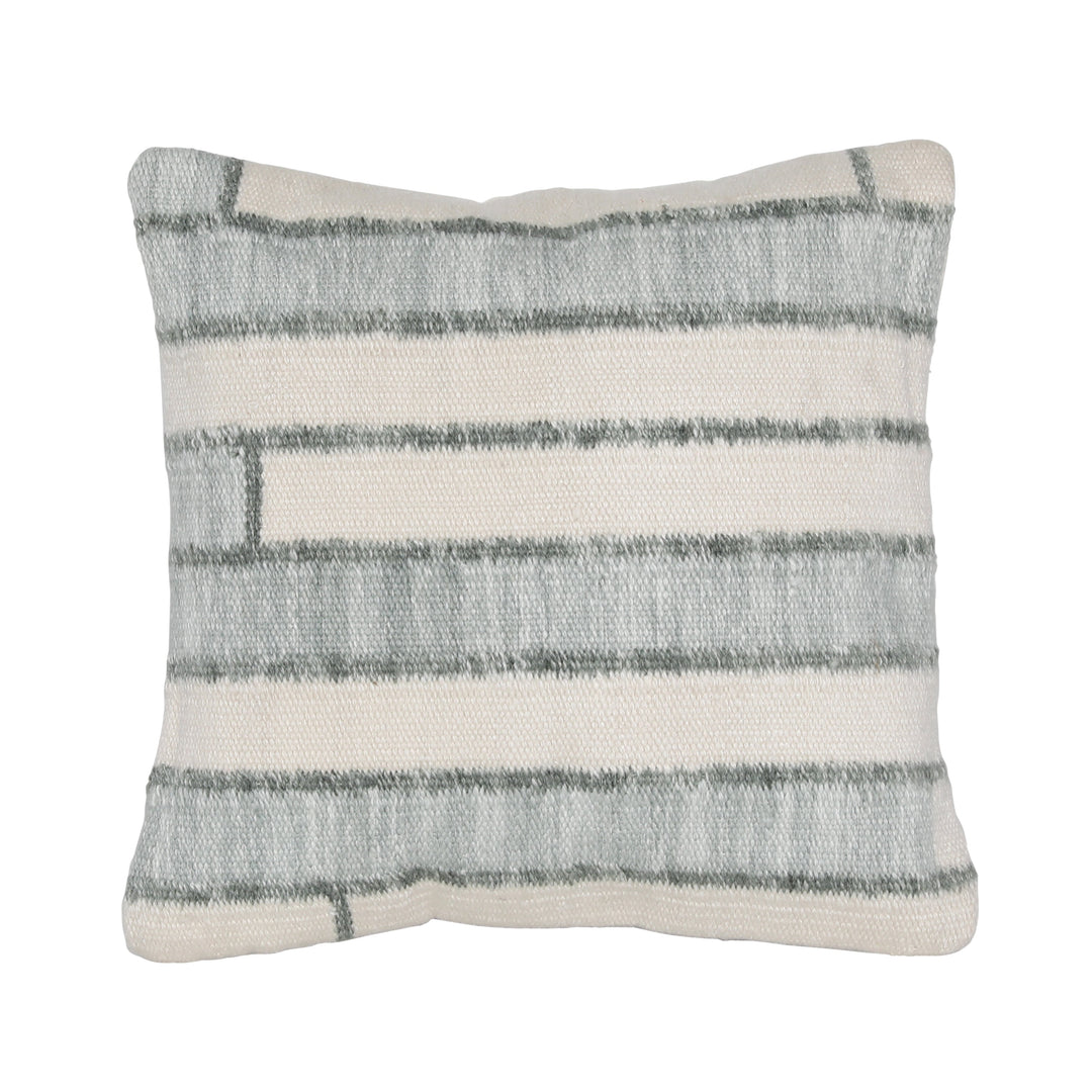 SeaBreeze Comfort Cushion - Chic Seafoam Green and Ivory