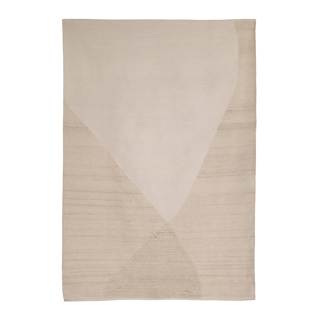 Elegant Ivory Dreamweaver Woven Area Rug - 6 x 9