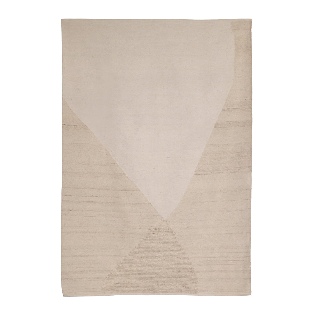 Elegant Ivory Dreamweaver Woven Area Rug - 6 x 9