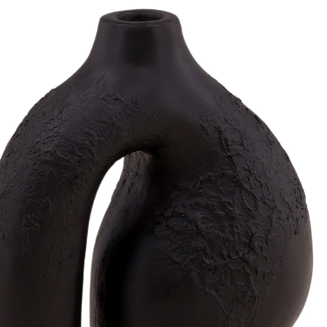 Ebony Elegance Vessel for Flameless Glow