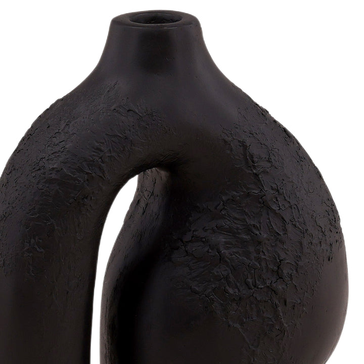 Ebony Elegance Vessel for Flameless Glow