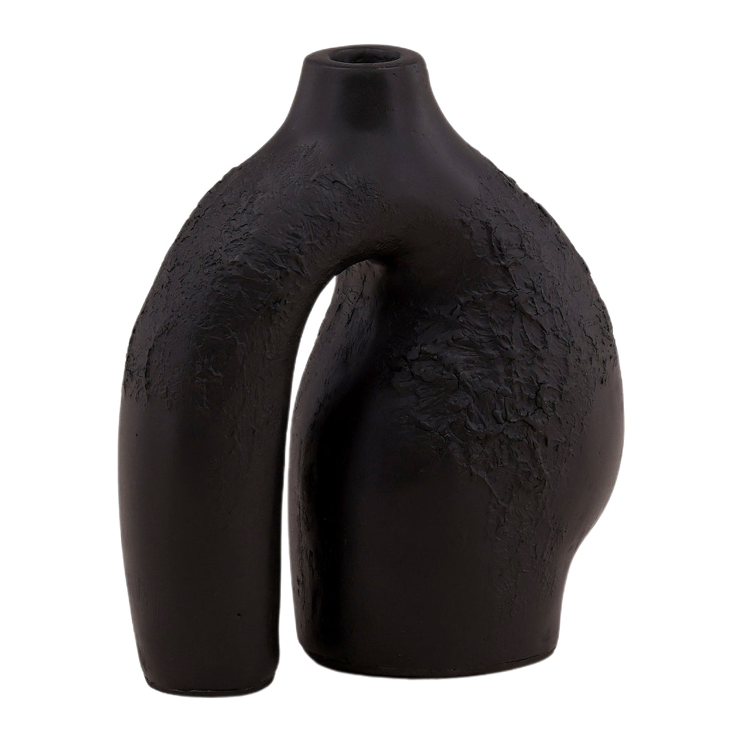 Ebony Elegance Vessel for Flameless Glow