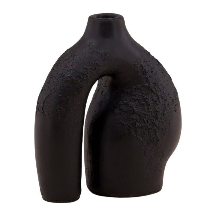 Ebony Elegance Vessel for Flameless Glow