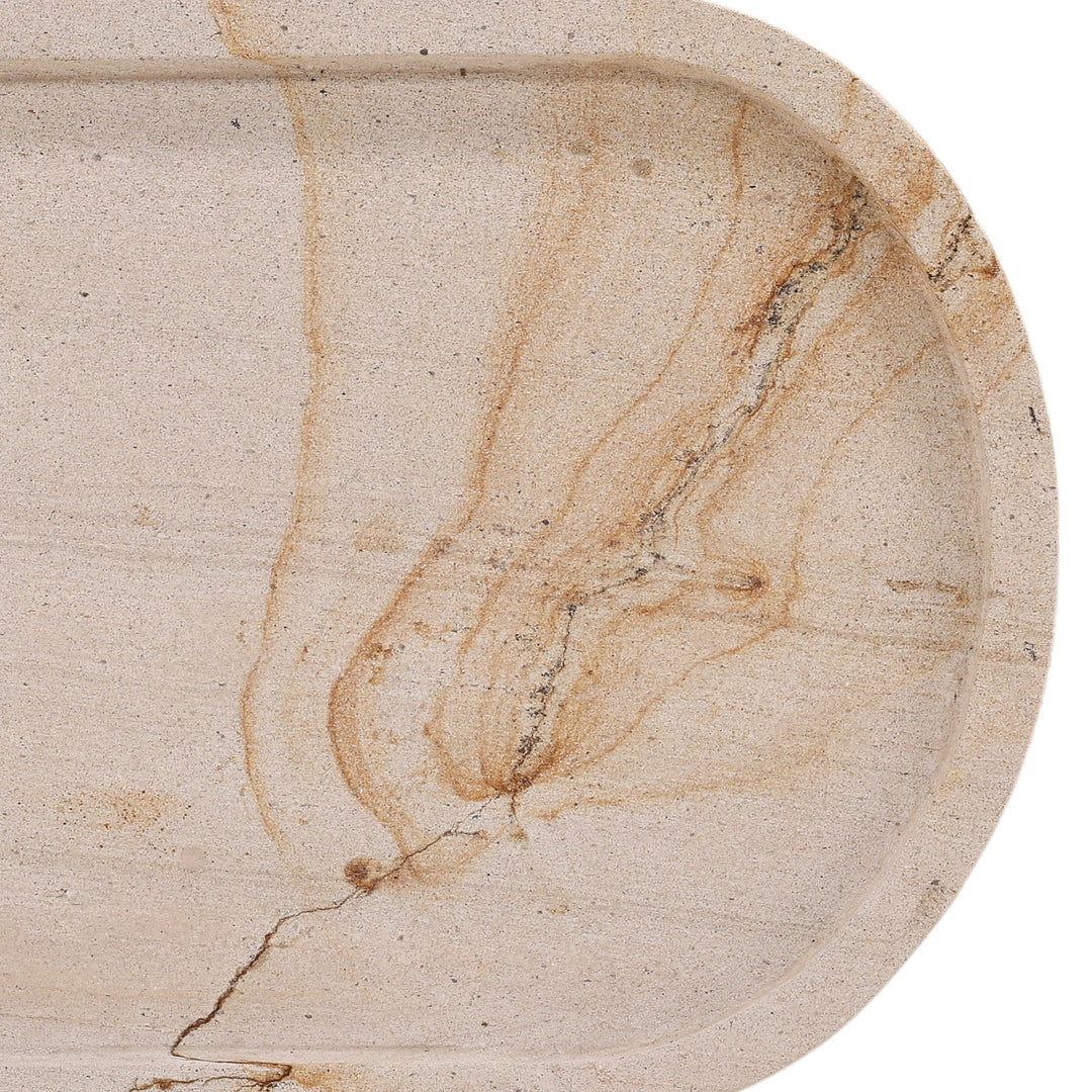 Earthy Elegance: Artisanal Stone Serving Tray