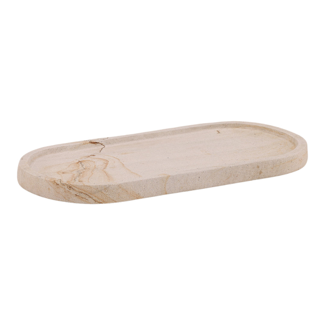 Earthy Elegance: Artisanal Stone Serving Tray