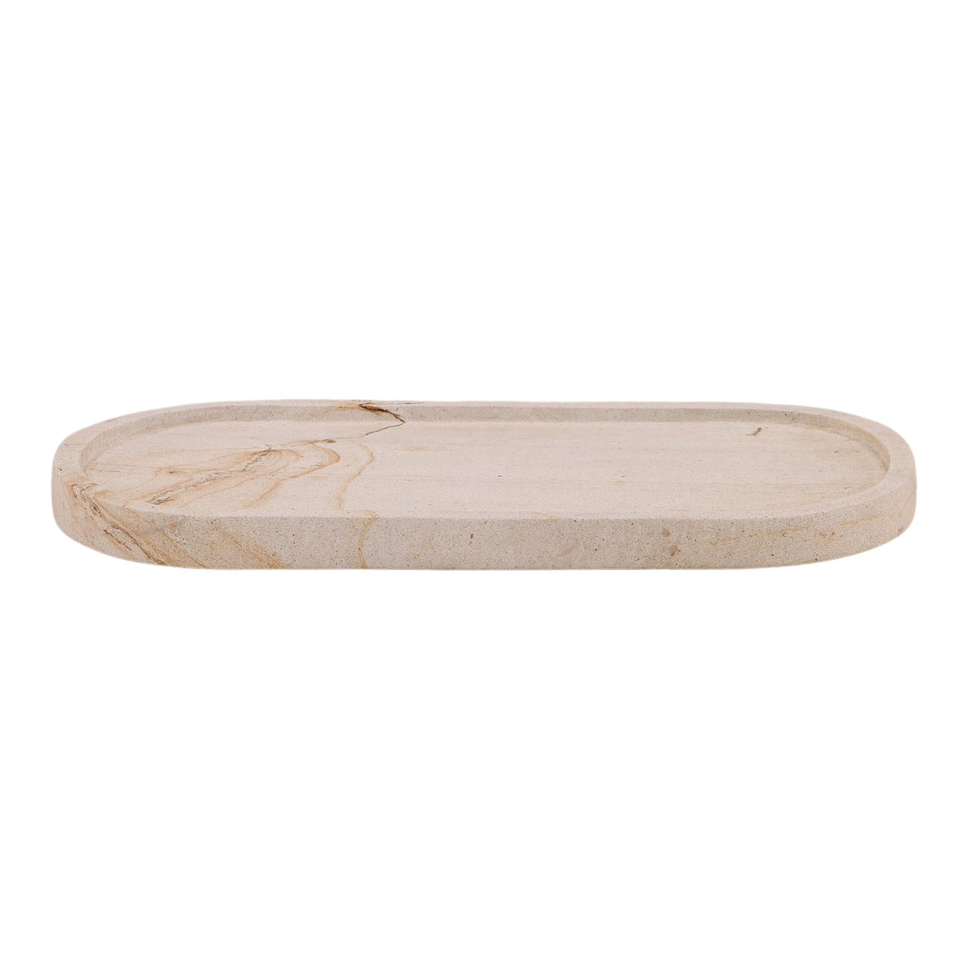 Earthy Elegance: Artisanal Stone Serving Tray