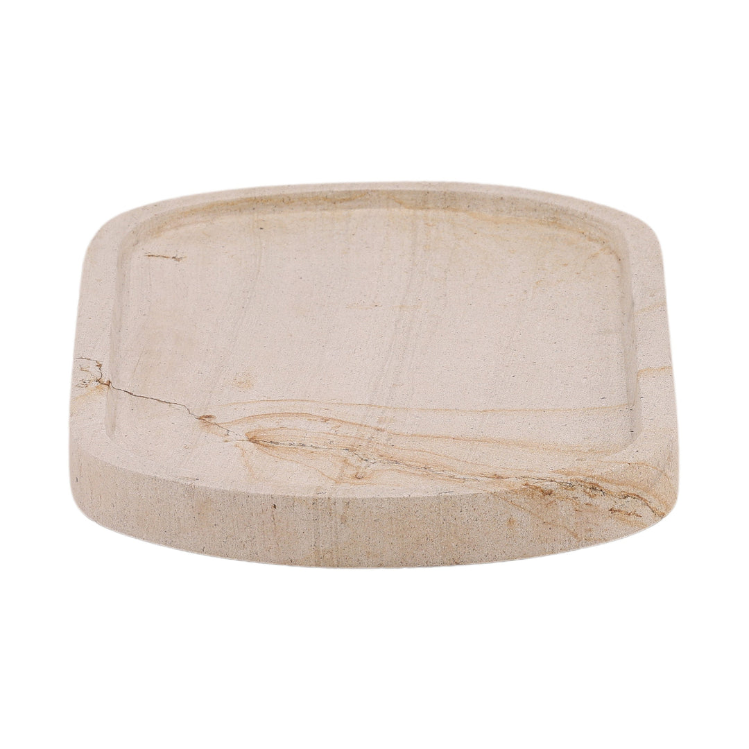 Earthy Elegance: Artisanal Stone Serving Tray