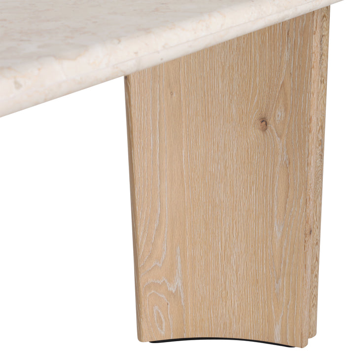 Elegant Stone-Inspired Vesta Console Table