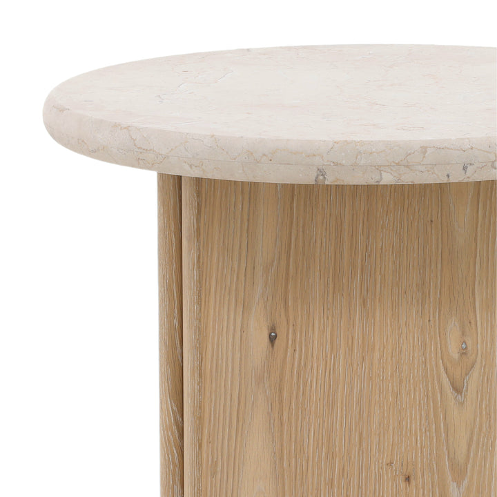 Elegant Marble Accent Side Table