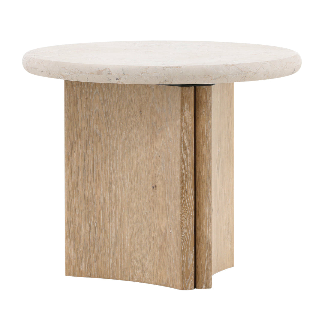 Elegant Marble Accent Side Table