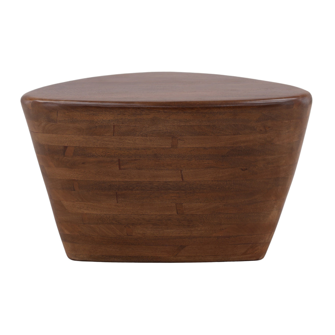 Vintage Charm Brown Solid Wood End Table