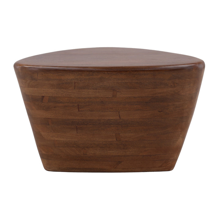 Vintage Charm Brown Solid Wood End Table