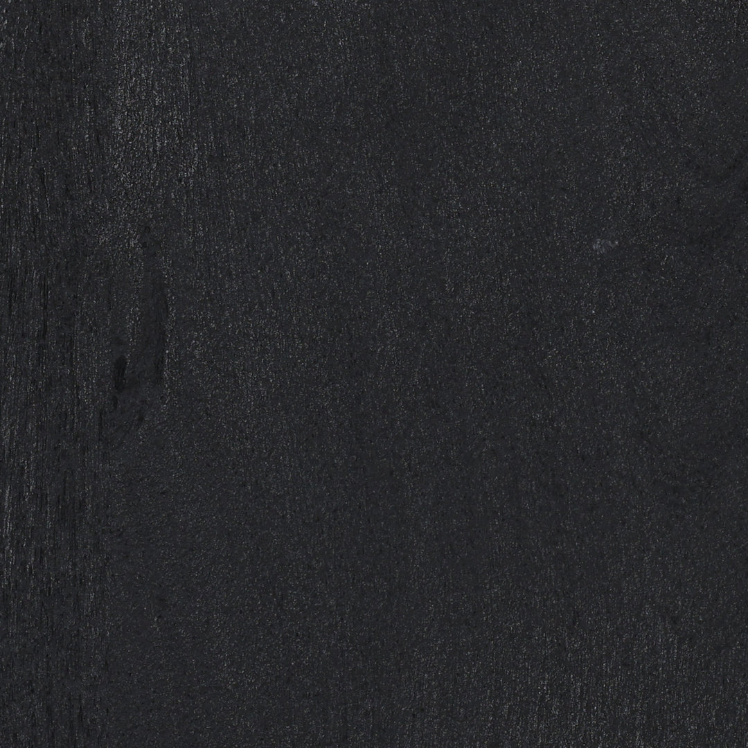 Elegant Black Sculptural Accent Table