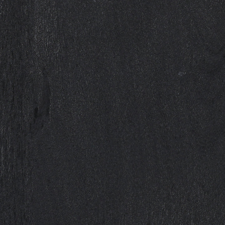 Elegant Black Sculptural Accent Table