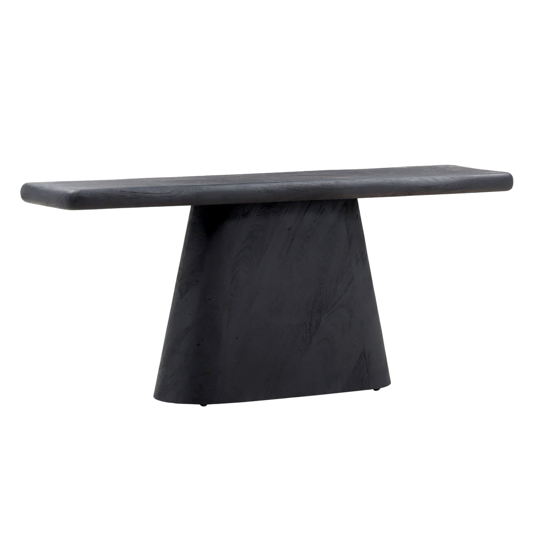Ebony Essence Reclaimed Wood Console Table