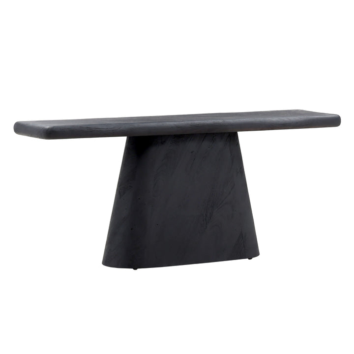 Ebony Essence Reclaimed Wood Console Table