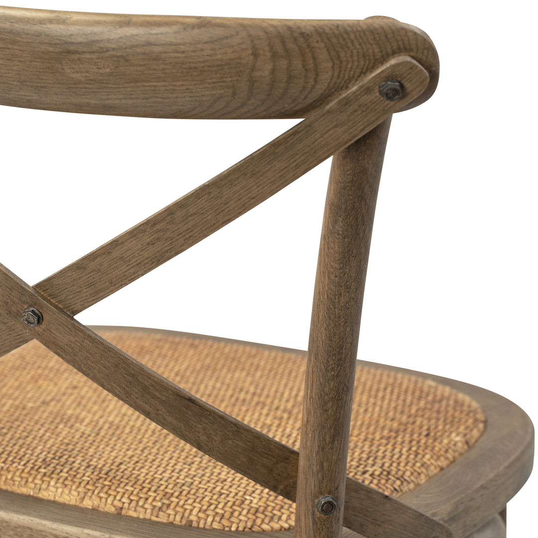 EcoChic Solid Wood Counter Stool