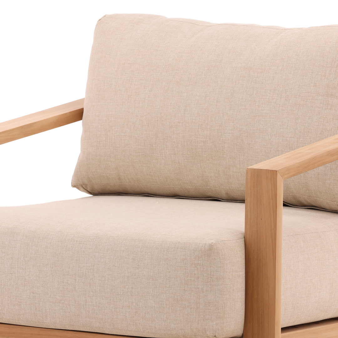 Breezy Solace Garden Lounger in Resilient Textile