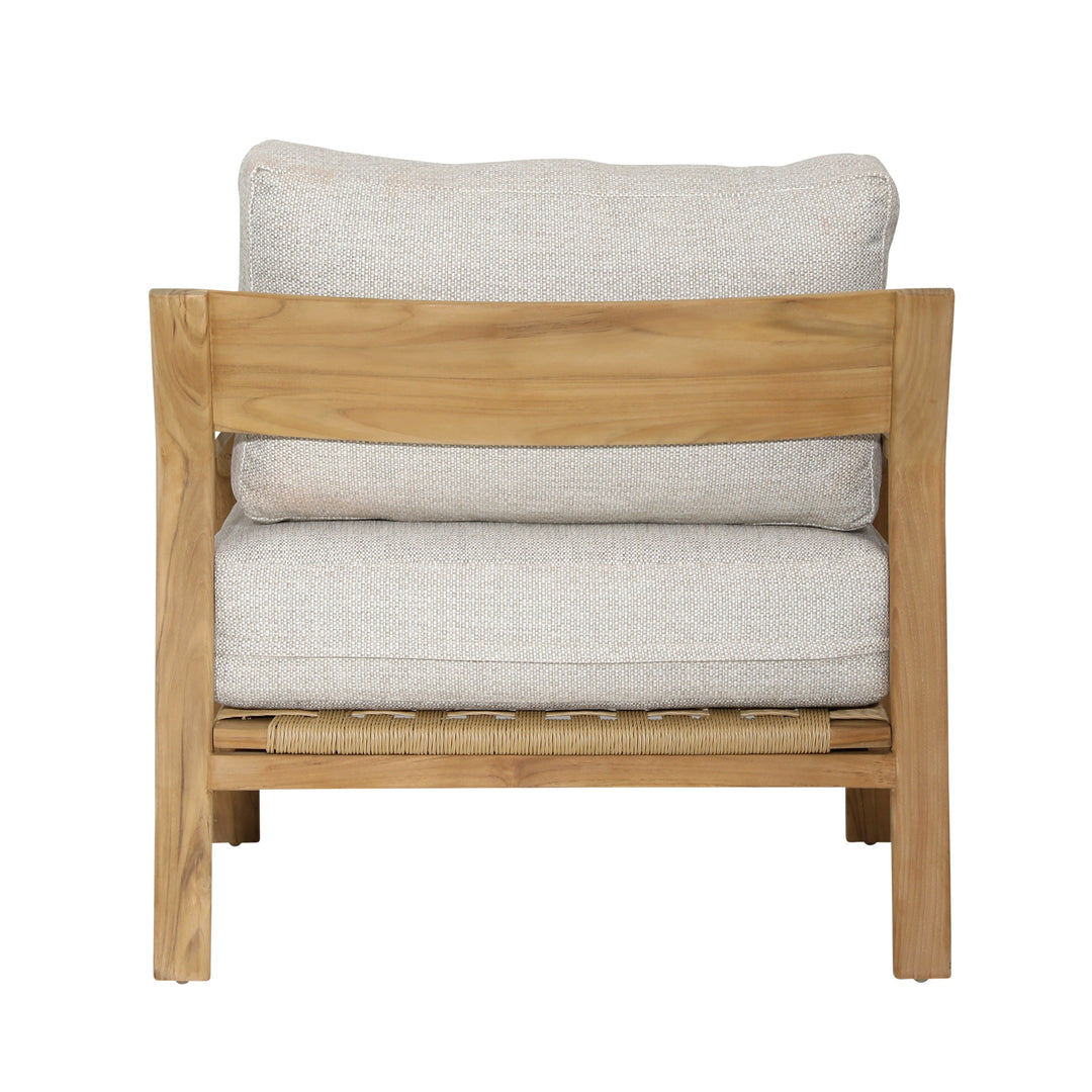 CozyTerrace BreezeWave Outdoor Lounger - Taupe