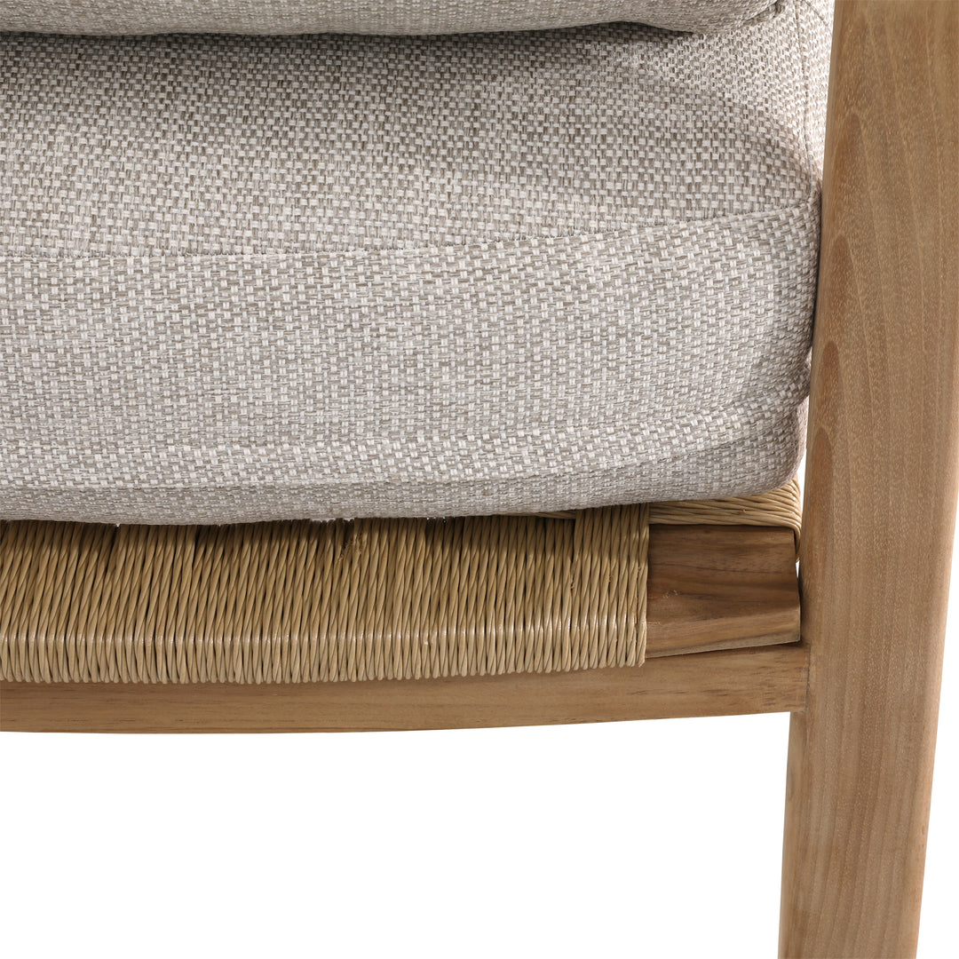 CozyTerrace BreezeWave Outdoor Lounger - Taupe