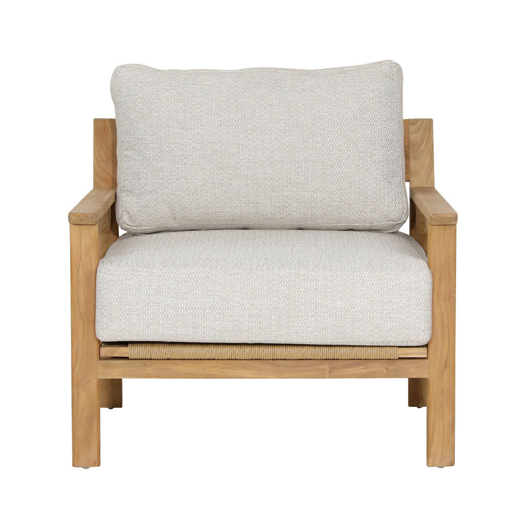 CozyTerrace BreezeWave Outdoor Lounger - Taupe