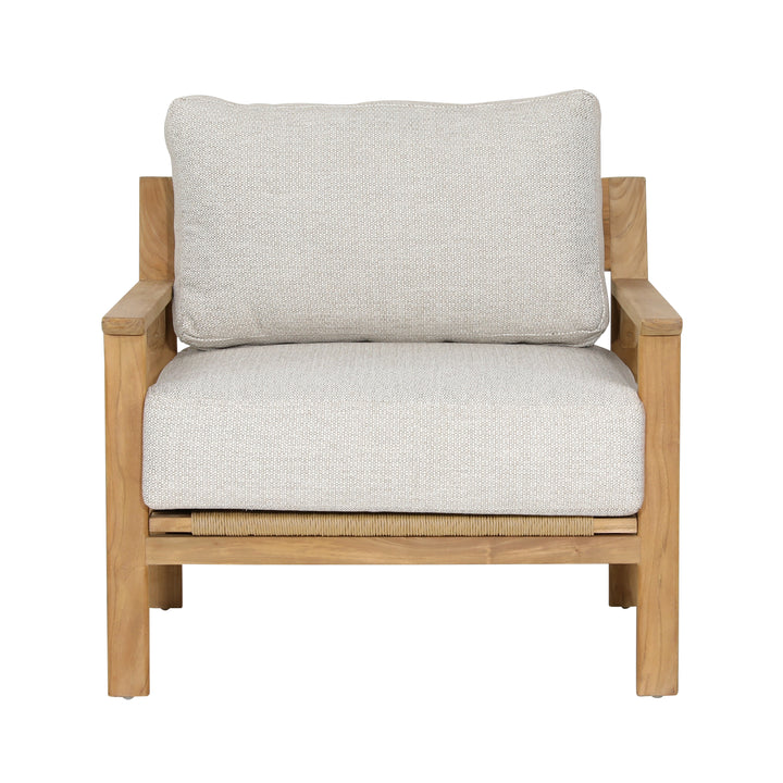 CozyTerrace BreezeWave Outdoor Lounger - Taupe