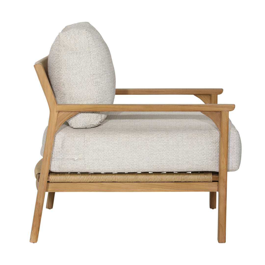 CozyTerrace BreezeWave Outdoor Lounger - Taupe