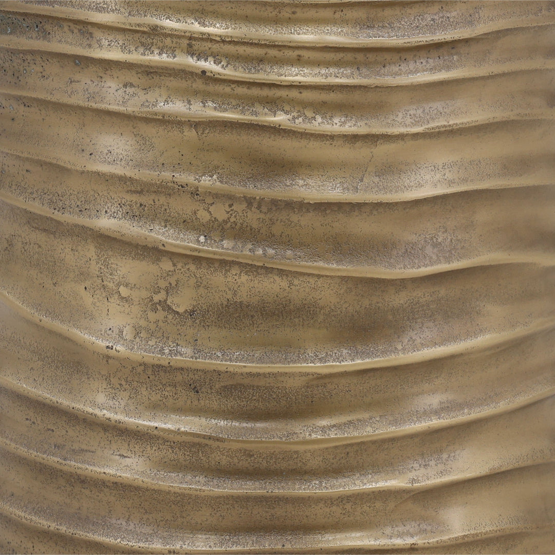 Lustrous Golden Legacy End Table