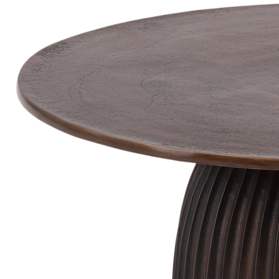 Bronzed Elegance: Modern Artisan Coffee Table