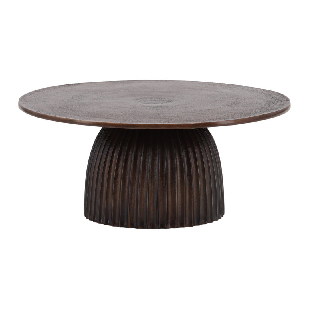 Bronzed Elegance: Modern Artisan Coffee Table