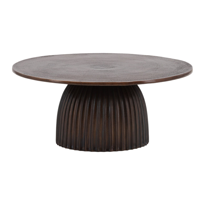 Bronzed Elegance: Modern Artisan Coffee Table
