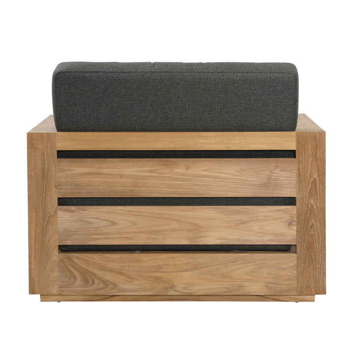 EcoBliss ChillPot Rustic Charcoal Lounger