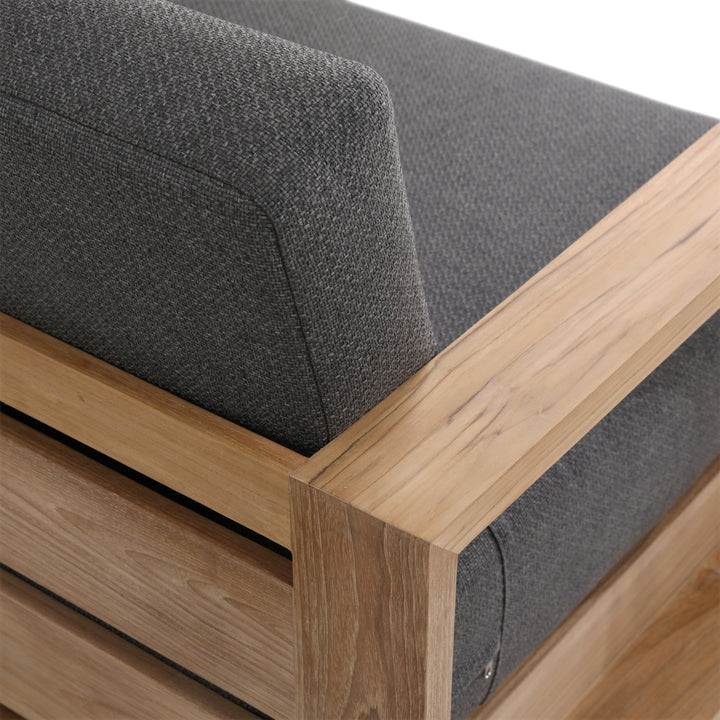 EcoBliss ChillPot Rustic Charcoal Lounger